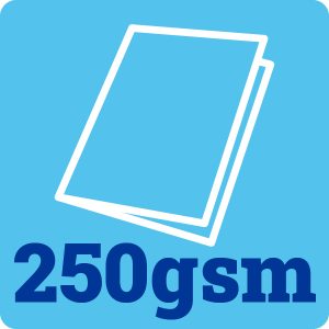 250gsm White Card Blanks