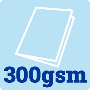300gsm White Card Blanks