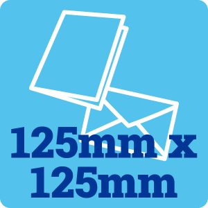 125mm Square 250gsm Card Blanks and Envelopes