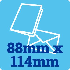88mm x 114mm 250gsm Card Blanks and Envelopes