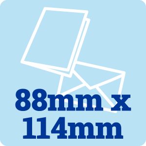 50 88mm x 114mm 300gsm Card Blanks and Envelopes