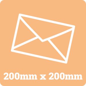200mm x 200mm White Envelopes