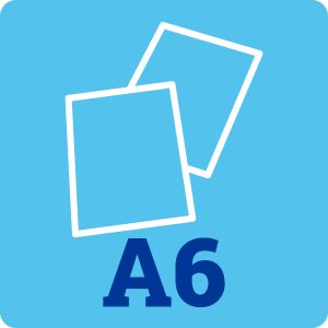 A6 250gsm White Card