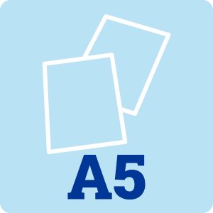 A5 300gsm White Card