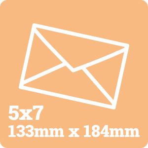 5 x 7 White Envelopes