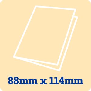 88mm x 114mm 270gsm Cream Card Blanks