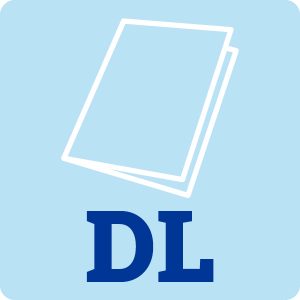DL 300gsm White Card Blanks