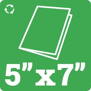 5" x 7" 300gsm Recycled Card Blanks