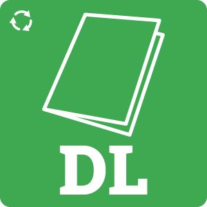 DL 300gsm Recycled Card Blank