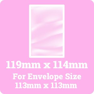 119mm x 114mm Cello Bags
