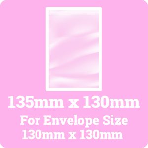 135mm x 130mm Cello Bags