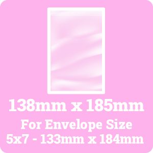 5" x 7" Cello Bags