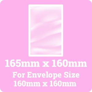 165mm x 160mm Cello Bags