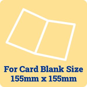 100gsm Insert Sheets for 155mm Square Card Blanks